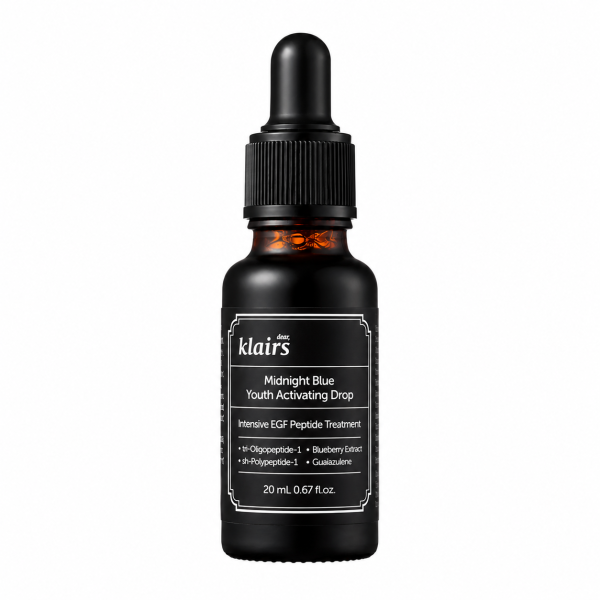 Dear Klairs Midnight Blue Youth Activating Drop 20 ml – sérum s peptidmi EGF a bFGF
