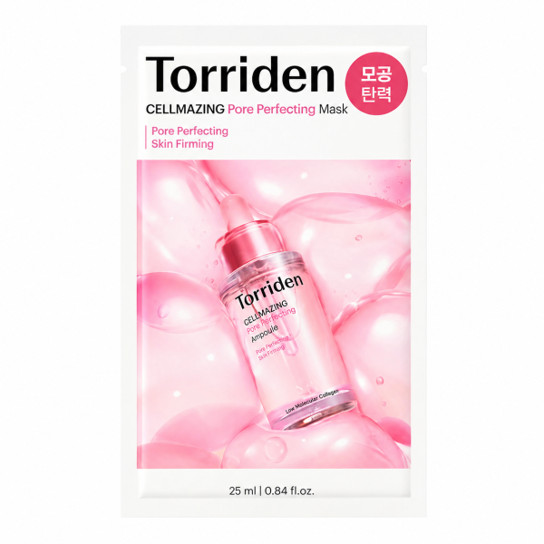 Torriden Cellmazing Low Molecular Collagen mask, 1 ks – gélová maska s nízkomolekulárnym kolagénom a peptidmi