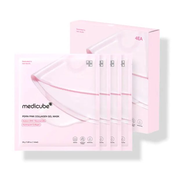 Medicube PDRN Pink Collagen Gel Mask – gélová maska s PDRN a kolagénom