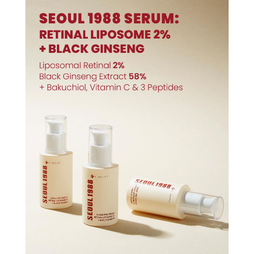 K-SECRET SEOUL 1988 Serum Retinal Liposome 2% + Black Ginseng 30 ml